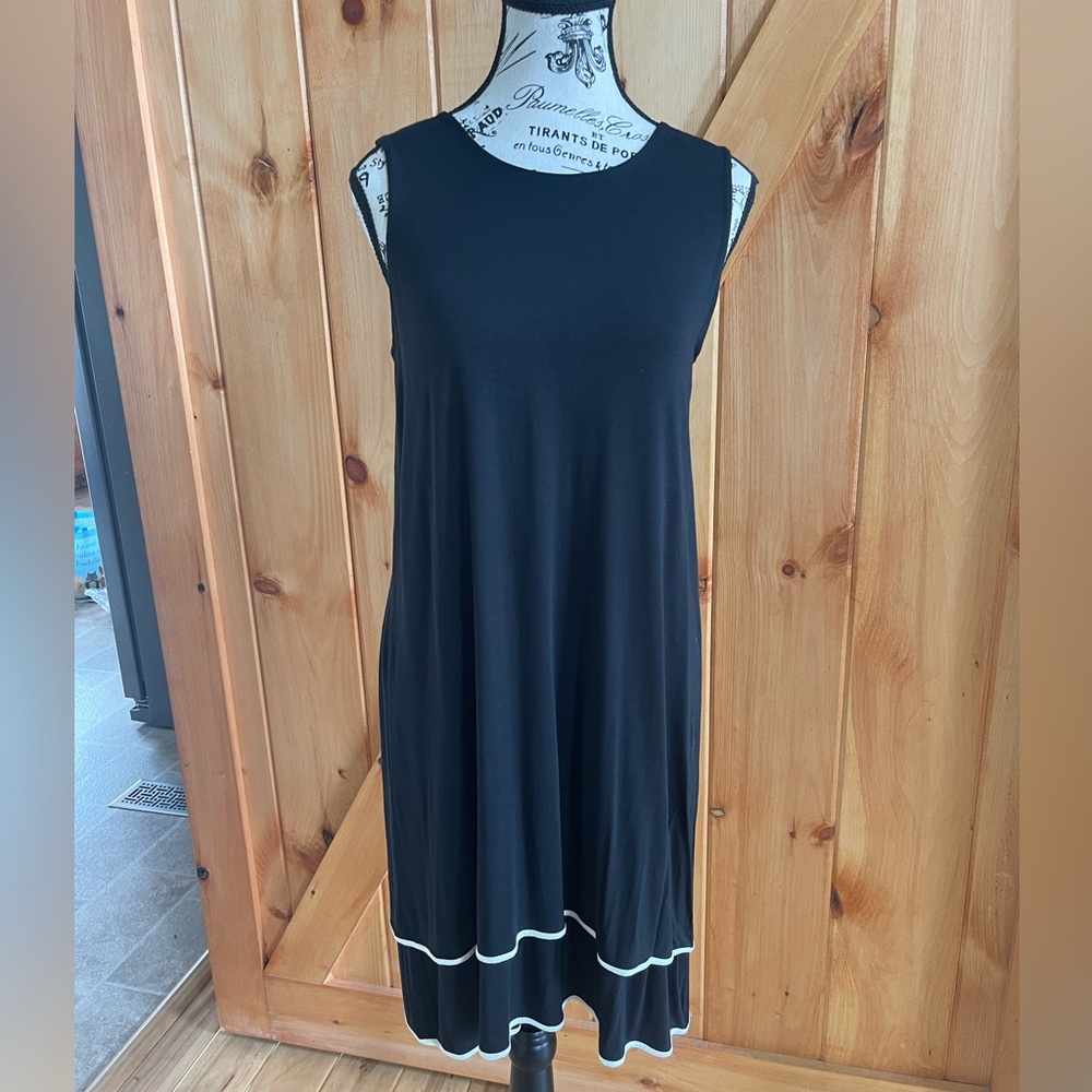 J.Jill Black Sleeveless Tank Dress - XS